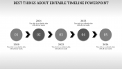 Editable Timeline PowerPoint Template Slide Themes
