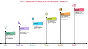 Innovative Timeline Presentation PowerPoint-Six Node