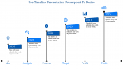 Editable Timeline Presentation PowerPoint-Six Node