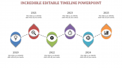 Editable Timeline Powerpoint design template