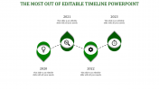 Our Predesigned Editable Timeline PowerPoint With Four Node