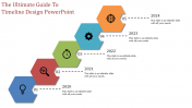 Timeline Design PowerPoint - Hexagon Model