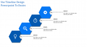 Amazing Timeline Design PowerPoint In Blue Color Slide