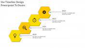 Our Predesigned Timeline Design PowerPoint In Yellow Color