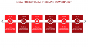 Creative Editable Timeline PowerPoint With Six Nodes