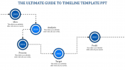 Innovative Timeline Template PPT In Blue Color Design