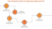 Creative Timeline Template PPT With Five Nodes Slide
