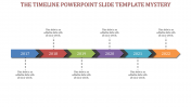 patterned timeline powerpoint slide template
