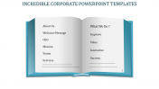 A two noded Corporate powerpoint templates