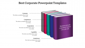 Five Noded Best Corporate PowerPoint Templates Design