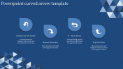 Best PowerPoint Curved Arrow Template Presentation