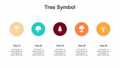 Editable Tree Symbol Powerpoint Slide For Presentation