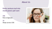 Free Eyeglasses PPT PowerPoint Template Themes Design