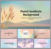 Pastel Aesthetic Background PowerPoint And Google Slides