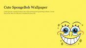 Attractive Cute SpongeBob Wallpaper Presentation Template