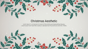 Christmas Aesthetic PPT Template and Google Slides