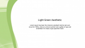 Creative Light Green Aesthetic PowerPoint Presentation