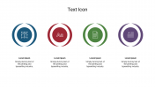 Editable Text Icon PowerPoint Template Presentation 