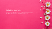 Get Baby Pink Aesthetic PowerPoint Slide Presentation