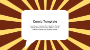 Creative Comic Template For PowerPoint Presentation
