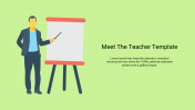 Innovative Meet The Teacher Template Presentation Design