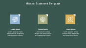 Editable Mission Statement Template Slide Design-3 Node