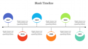 Multi-Color Blank Timeline PowerPoint Template Slide