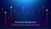 Innovative Futuristic Background PPT Slide