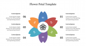 Editable Flower Petal Template PowerPoint