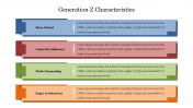 Creative Generation Z Characteristics PPT Template