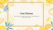Simple Cute Themes PowerPoint Presentation Slide Template