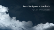Best Dark Background Aesthetic PPT Slide Templates PPT