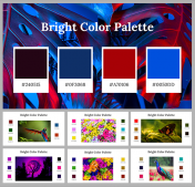 Bright Color Palette PowerPoint and Google Slides Templates