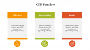 Simple OKR Template PPT Design Presentation Slide     