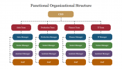 Functional Organizational Structure PPT and Google Slides
