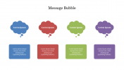 Attractive Message Bubble PowerPoint Presentation Template