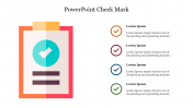 Simple PowerPoint Check Mark PPT Template For Slides