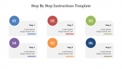 Step By Step Instructions PPT Template & Google Slides