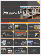 Best Formwork Presentation and Google Slides Themes
