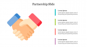 Affordable Partnership Slide Template Design-Four Node