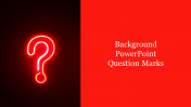 Attractive Background PowerPoint Question Marks Template