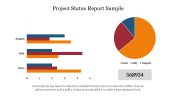 Chart Project Status Report Sample PowerPoint Designs