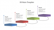 Creative 3D Stairs Template For PowerPoint Presentation