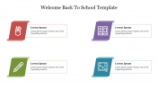 Creative Welcome Back To School Template Slide