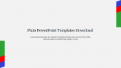 Plain PowerPoint Templates Free Download Google Slides