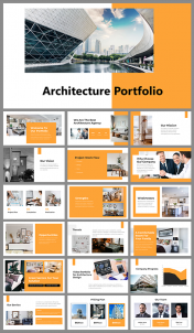 Architecture Portfolio PPT and Google Slides Templates