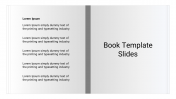 Editable Book Template Google Slides PPT PowerPoint