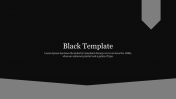 Simple Free Black Template PowerPoint Presentation