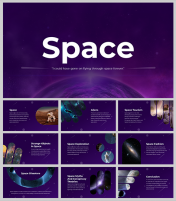 Attractive Space Presentation and Google Slides Themes