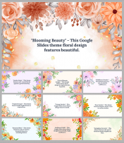 Floral Themes PPT Presentation and Google Slides Template